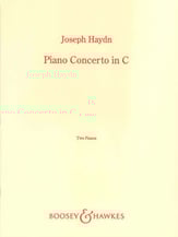 Piano Concerto in C Major piano sheet music cover